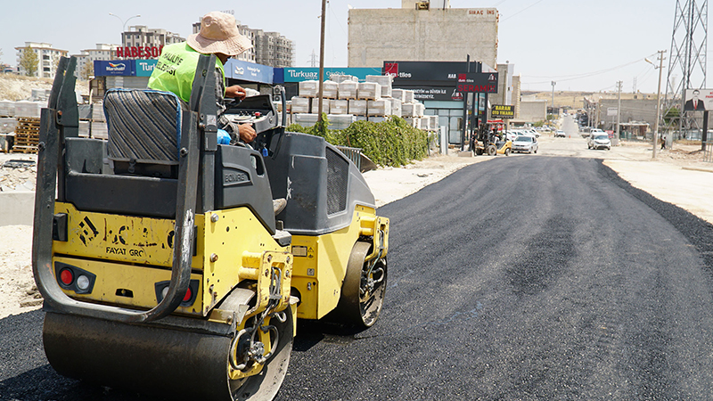 Haliliye’de altyapı kaynaklı hasar gören yollar yenileniyor
