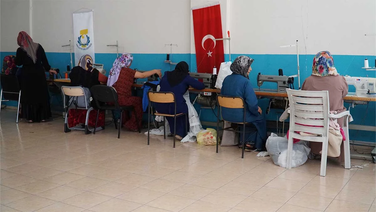 Haliliye’de bu kurslar meslek sahibi yapıyor!