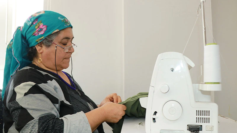 Şanlıurfalı kadınlar ücretsiz kurslarla aile bütçesine atkı sunuyor