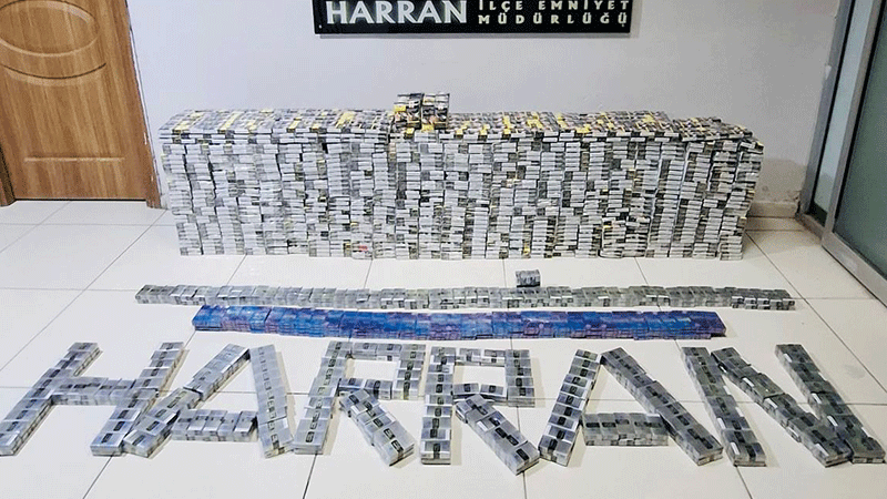 Şanlıurfa’da kaçakçılık operasyonu: 4 binin üzerinde paket ele geçirildi