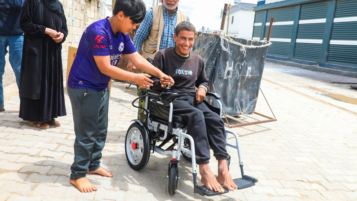Harran’da özel bir bireyin daha yüzü güldü!