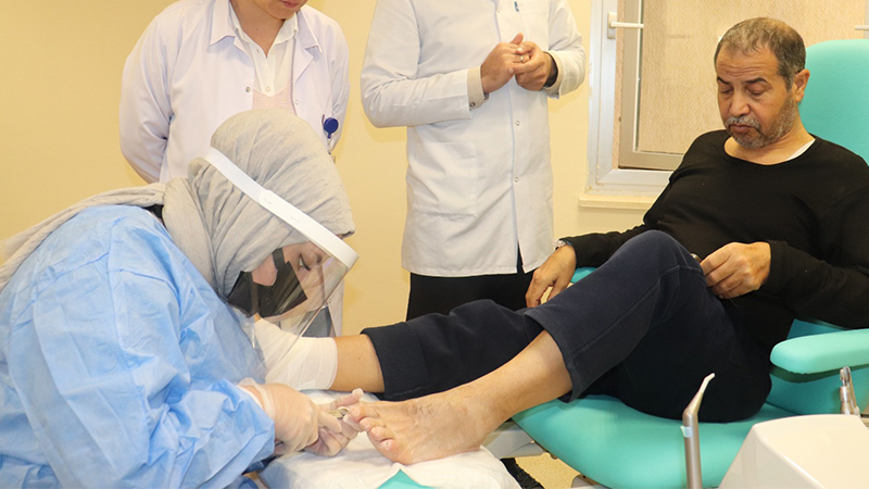 Harran Üniversitesinde bölgenin en kapsamlı podoloji merkezi açıldı