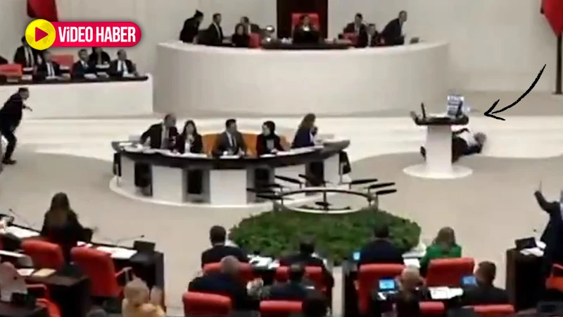 Meclis'te yürekler ağza geldi!  Milletvekili bir anda yere yığıldı