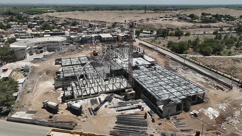 Harran Devlet Hastanesi inşaatında son durum