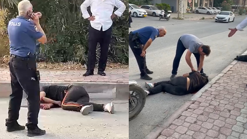Baba oğlunu sokak ortasında bıçaklayarak öldürdü: Kan donduran görüntüler
