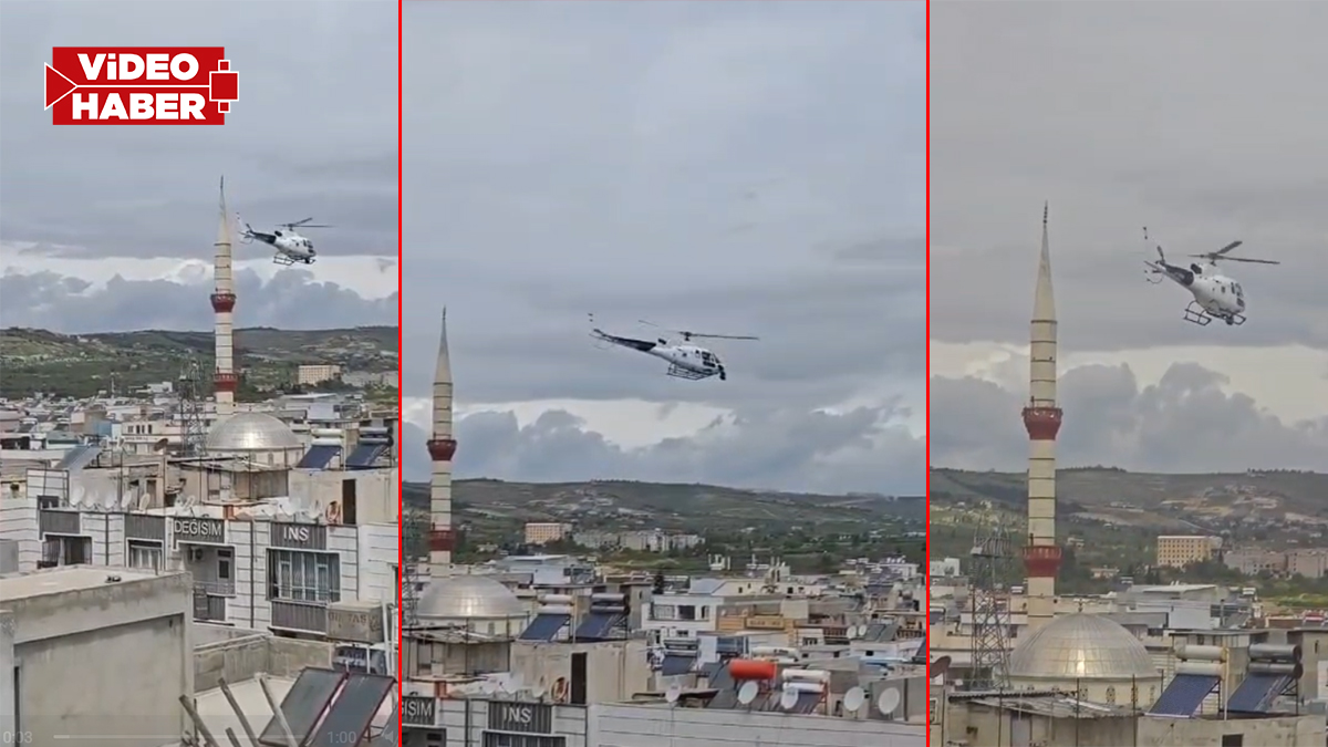 Şanlıurfa’da elektrik hatlarına helikopterli bakım!