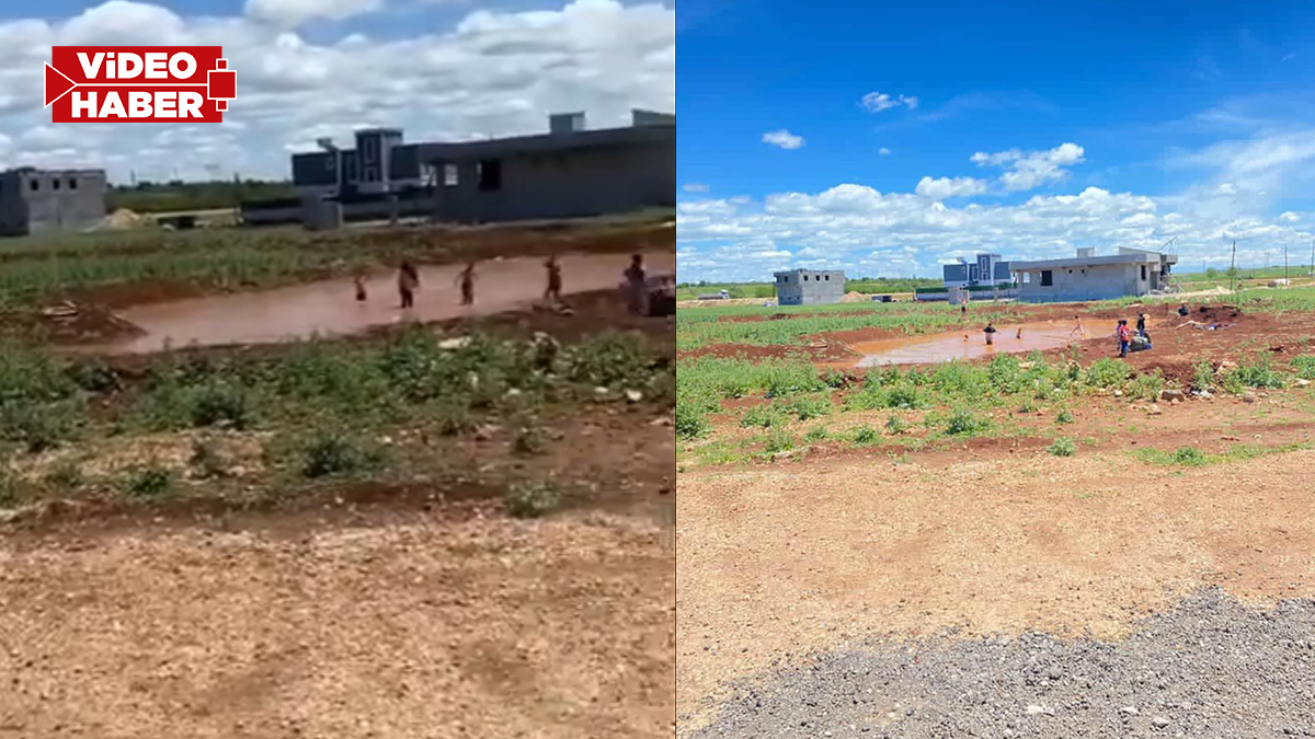 Şanlıurfa’da okul yanındaki bataklık tepkiye neden oldu