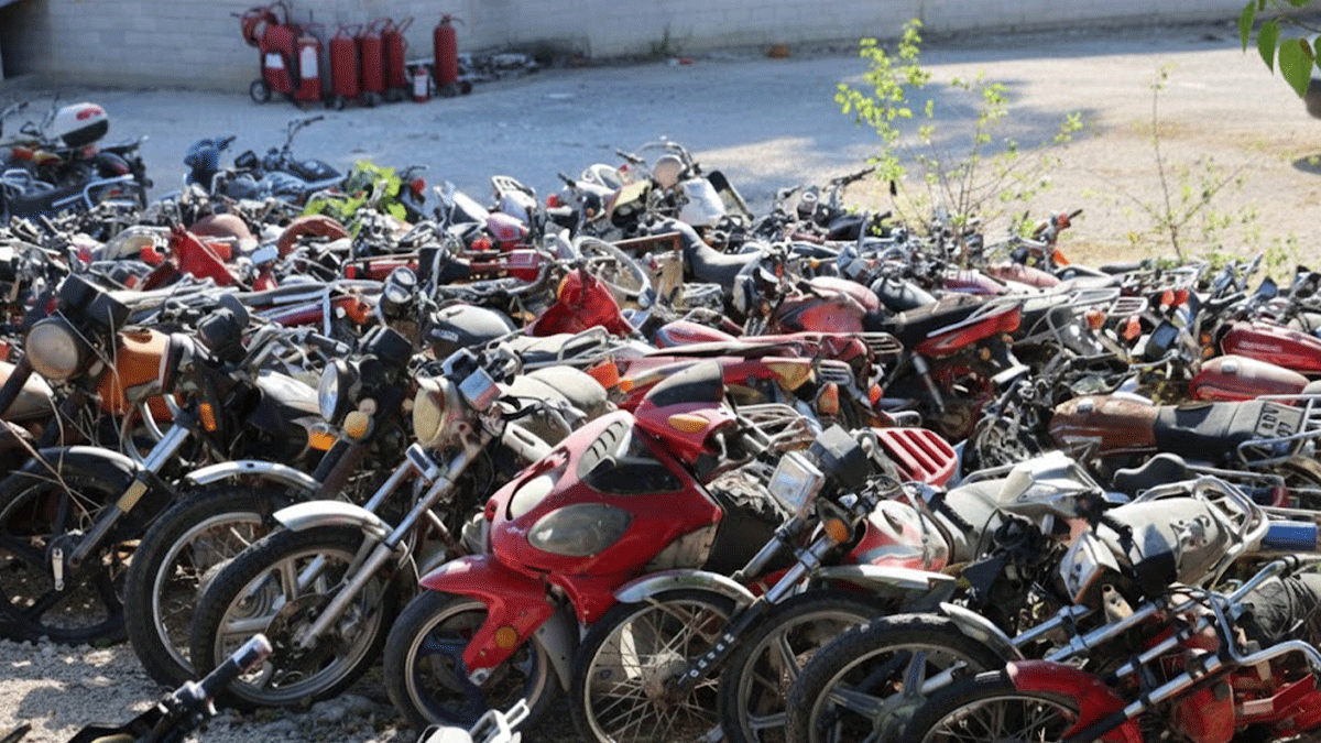 Şanlıurfa'da yüzlerce hurda motosiklet ve araç satılacak! İşte bedeli…