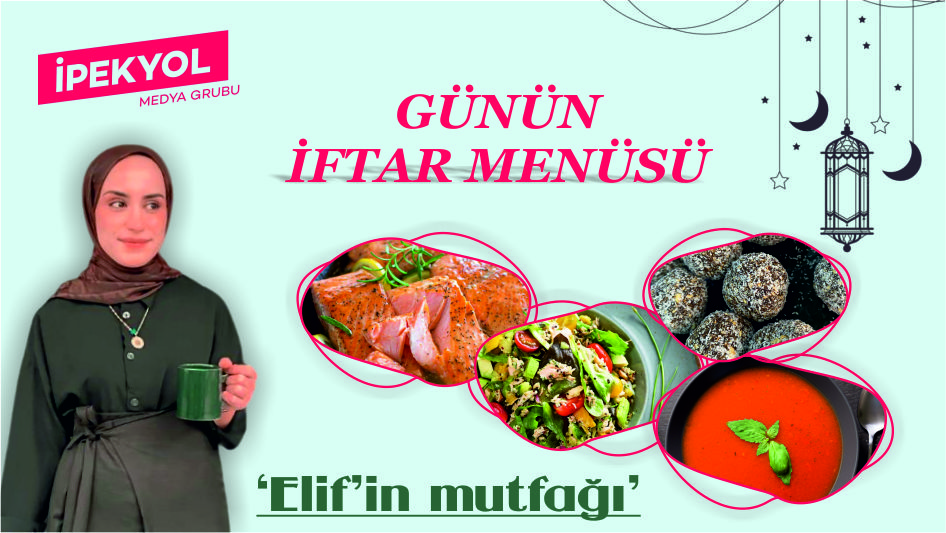 Elif’in mutfağı: Kırmızı biber çorbası, tavada somon ve levrek, kinoalı sebze salatası, Hindistan cevizli hurma topları