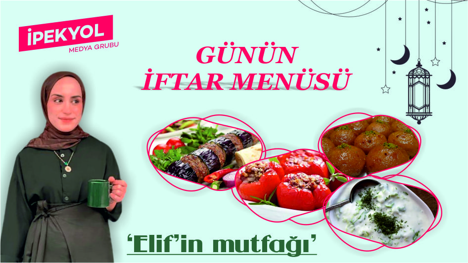 Elif’in mutfağı: Patlıcan kebabı, biber dolması, süzme yoğurtlu marul cacığı, peynir tatlısı