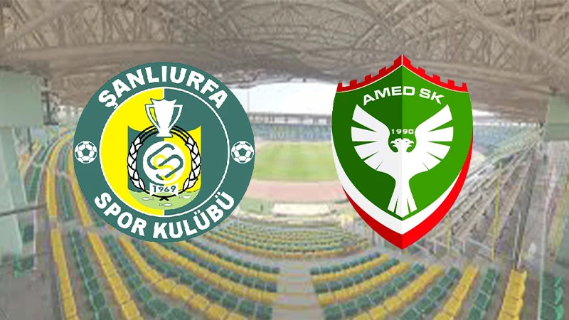 Şanlıurfaspor- Amedspor maçının ilk 11’leri belli oldu
