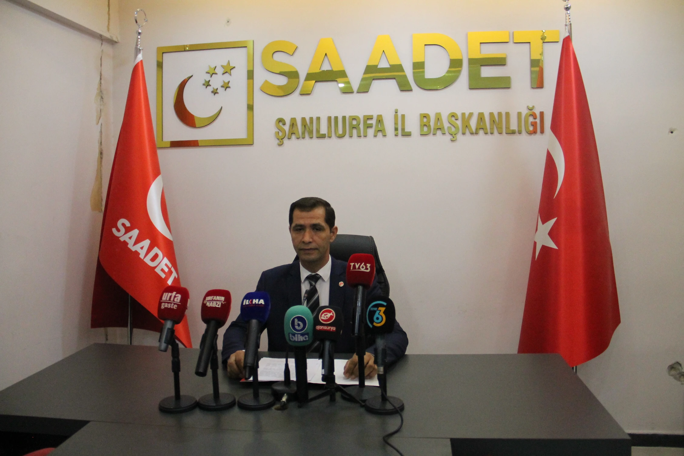 Saadet Partisi Şanlıurfa'dan İsrail'e sert tepki:  "İnsanlığa karşı suç işleniyor"