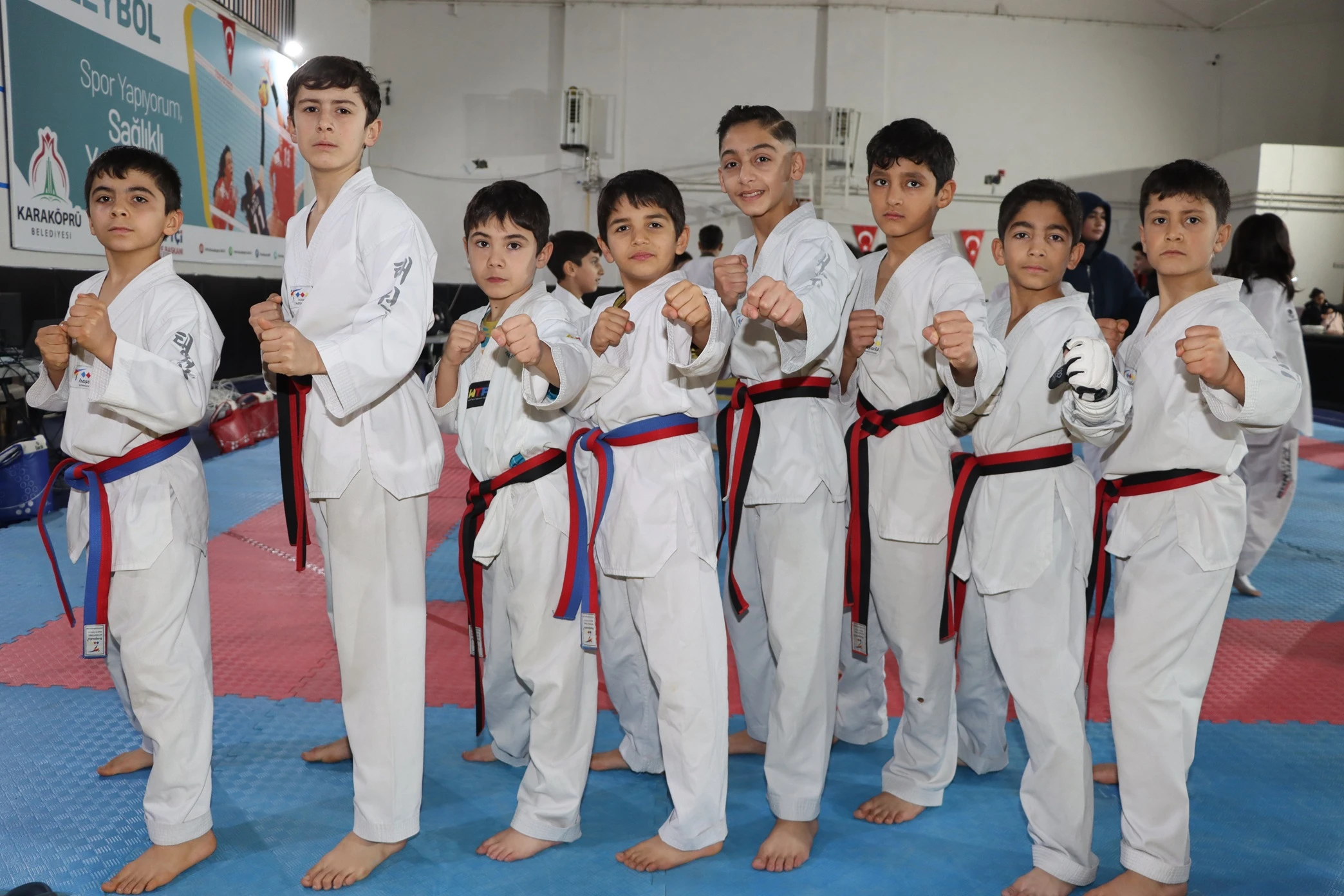 Şanlıurfa’da taekwondo şöleni! 230 sporcu kıyasıya mücadele etti