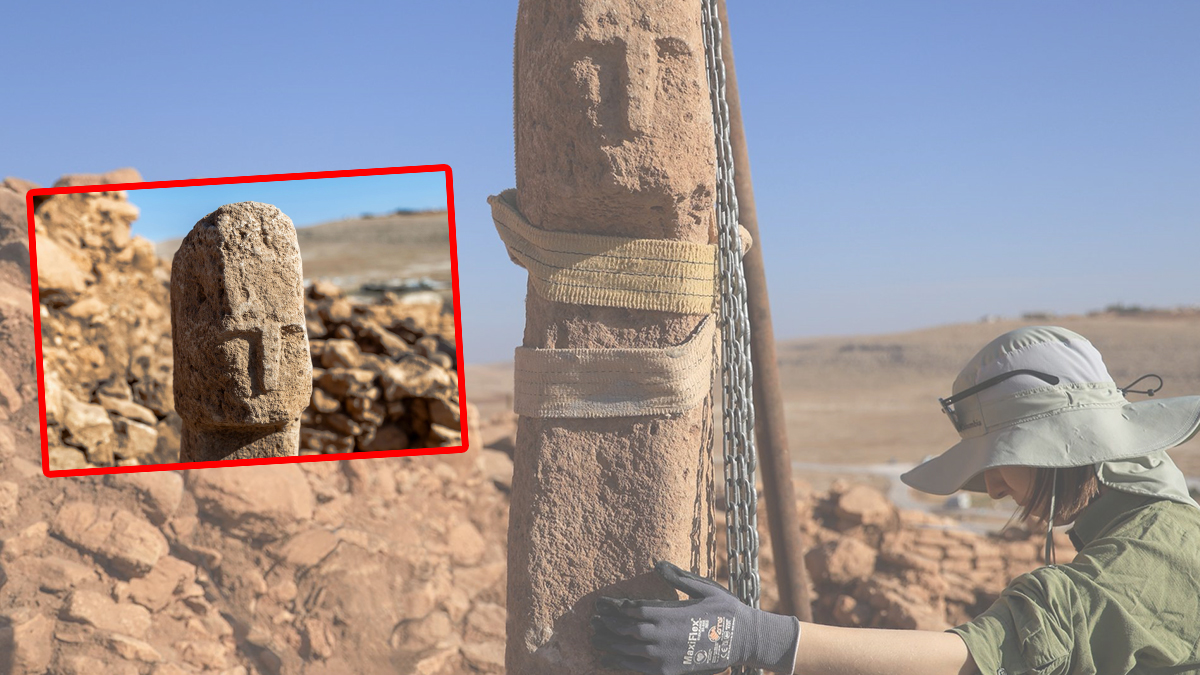 Karahantepe'de tarihte bir ilk! İnsanı sembolleştiren buluntu