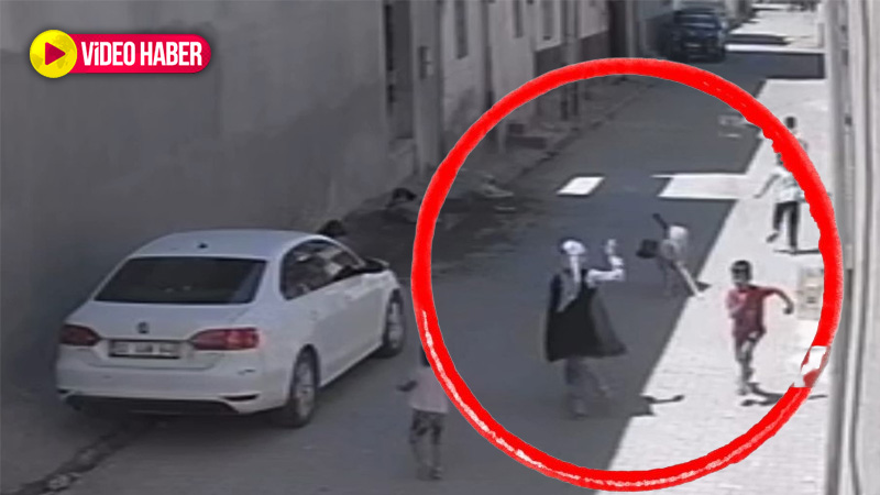 Şanlıurfa’da korku dolu anlar kamerada: Kahraman kadın 3 çocuğu kurtardı