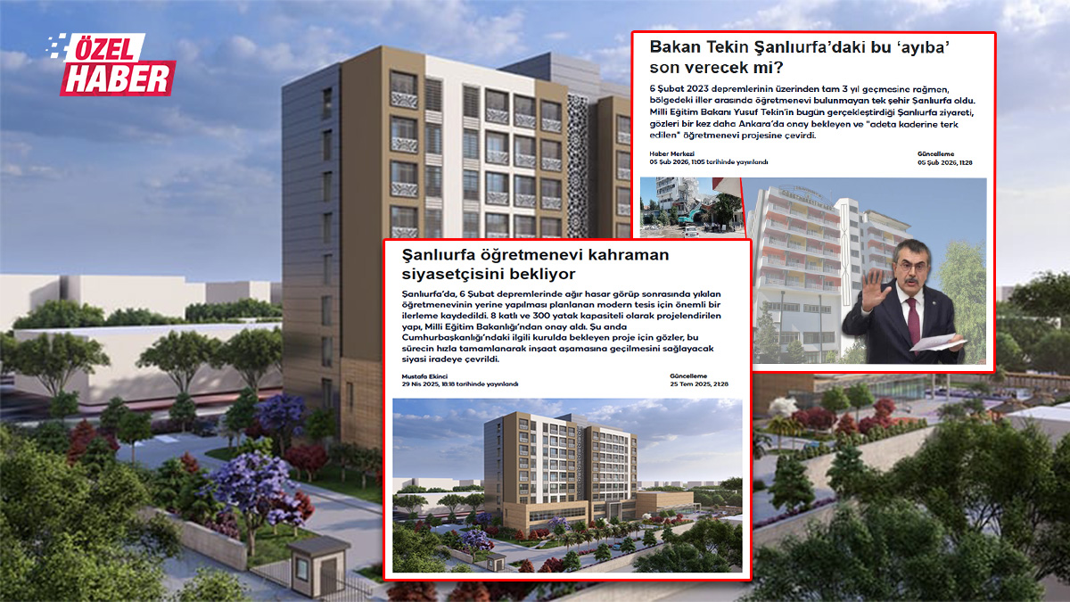 İpekyol yazdı, Ankara duydu: Şanlıurfa ‘öğretmenevi’ne kavuşuyor