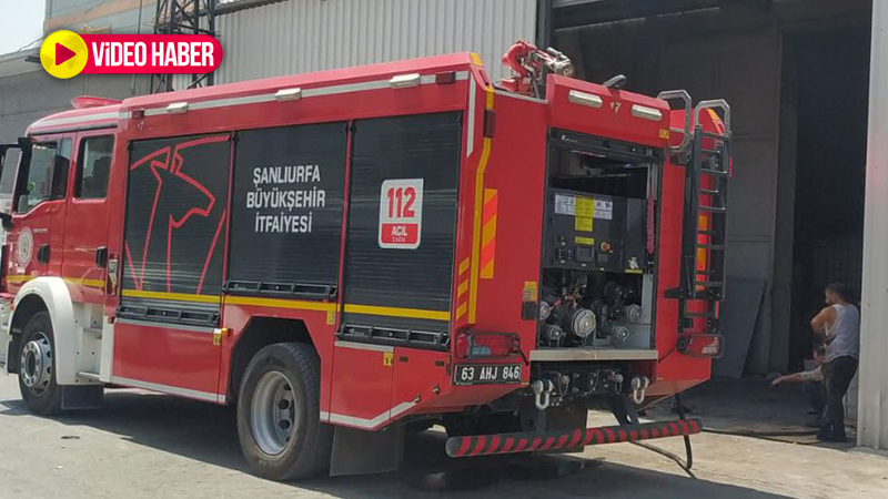 Şanlıurfa'da fabrika yangını korkuttu!