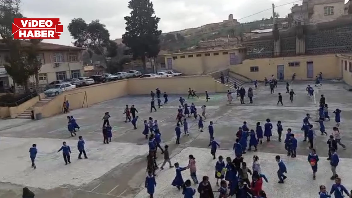 Şanlıurfa’da öğrencilerin Ramazan sevinci bahçeyi sardı!