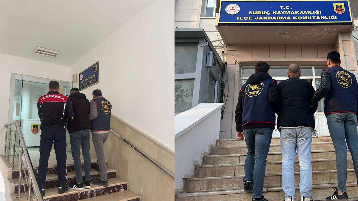 Şanlıurfa’da kesinleşmiş hapis cezası bulunan şahıslara jandarma pençesi!