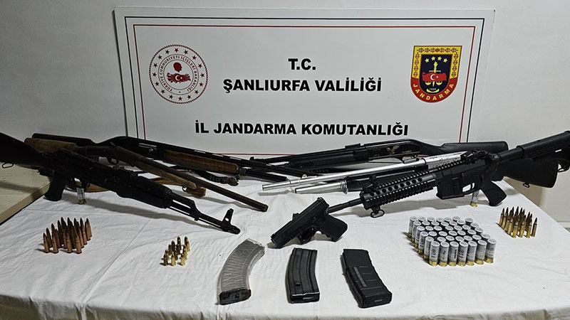 Şanlıurfa’da bir evden resmen cephanelik çıktı! Gözaltılar var