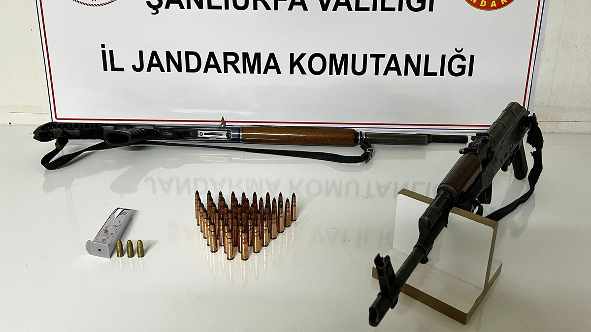Şanlıurfa'da yasa dışı silah operasyonu! 1 gözaltı