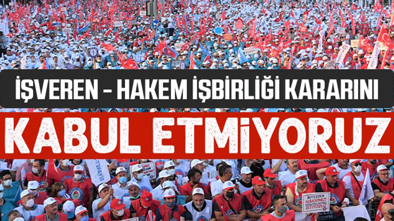 Coşkun’dan memura yapılan zam oranına tepki: İşveren ve hakem işbirliği kararını kabul etmiyoruz!