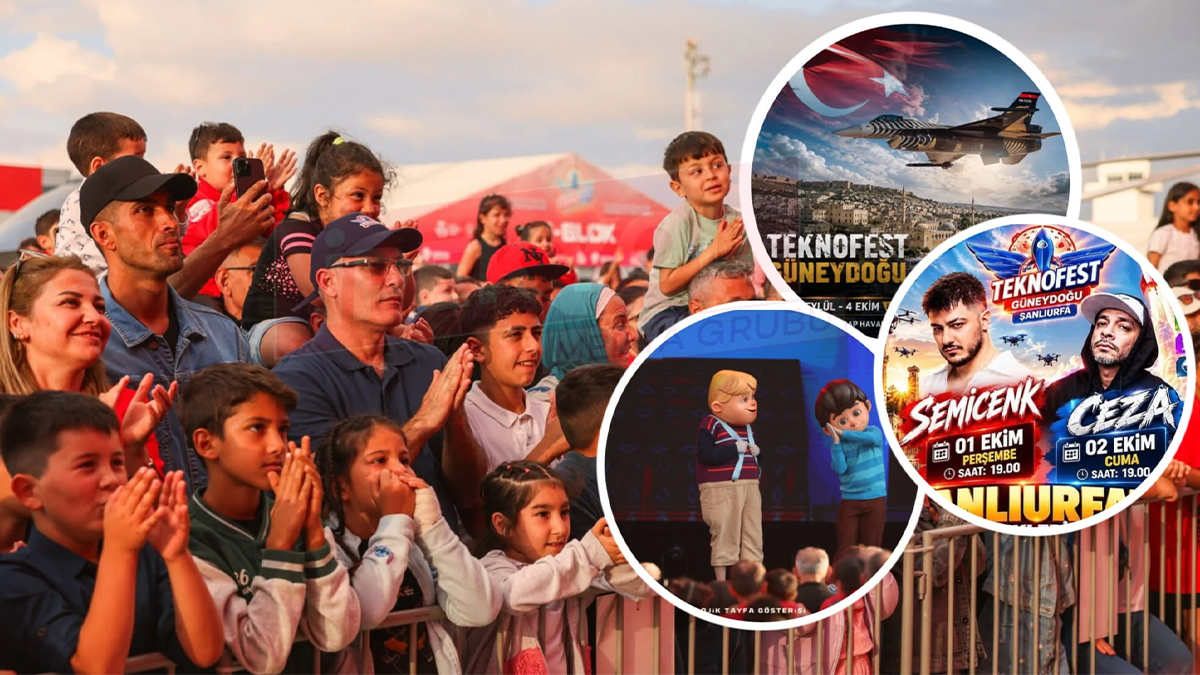 Şanlıurfa bugün bambaşka! TEKNOFEST heyecanı başladı