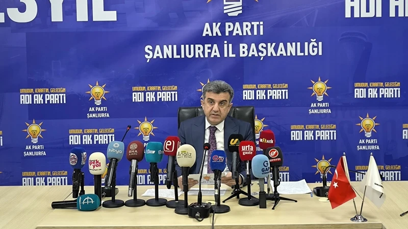 AK Parti Şanlıurfa’dan büyük kongre öncesi açıklama