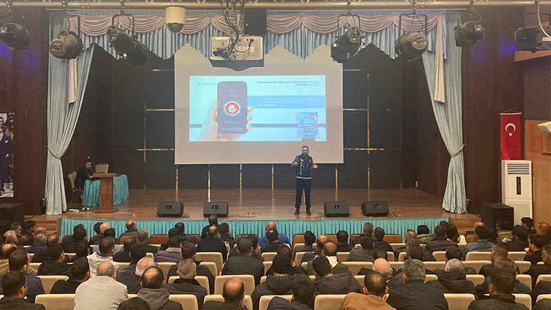 Şanlıurfa’da özel güvenlik görevlilerine KAAN Uygulaması eğitimi