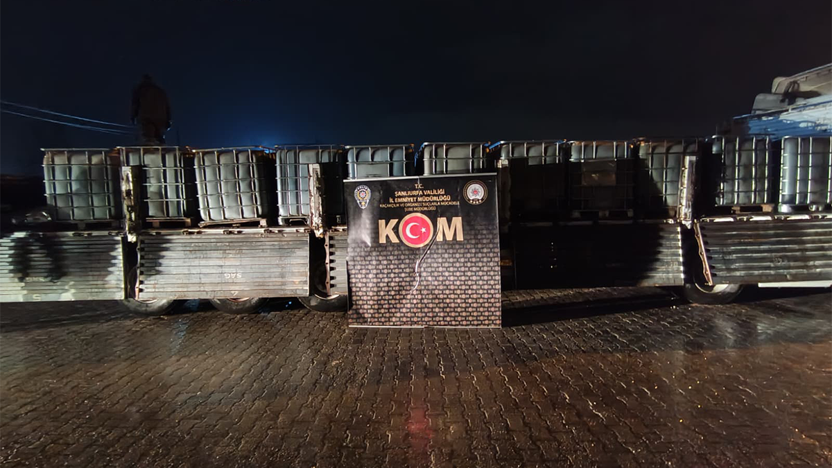 Şanlıurfa'da binlerce litre kaçak akaryakıt ele geçirildi! Piyasa değeri 1 milyon TL…
