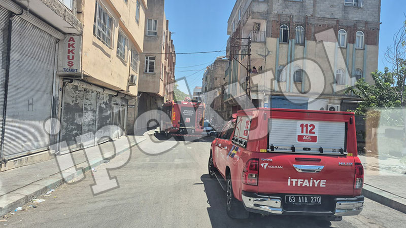 Şanlıurfa'da evde çıkan yangın kısa sürede söndürüldü
