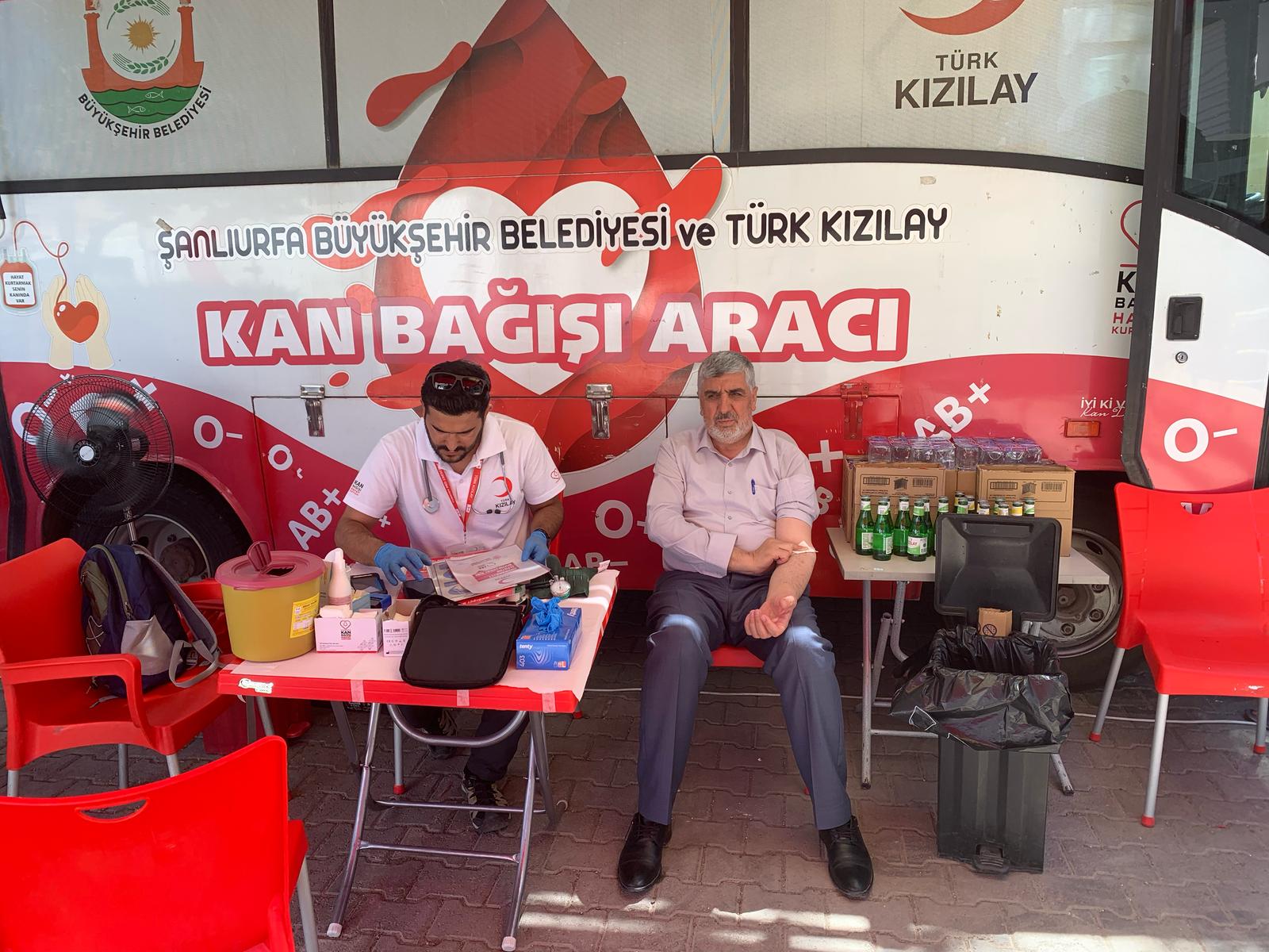 Şanlıurfa’da din görevlilerinden kan bağışına destek