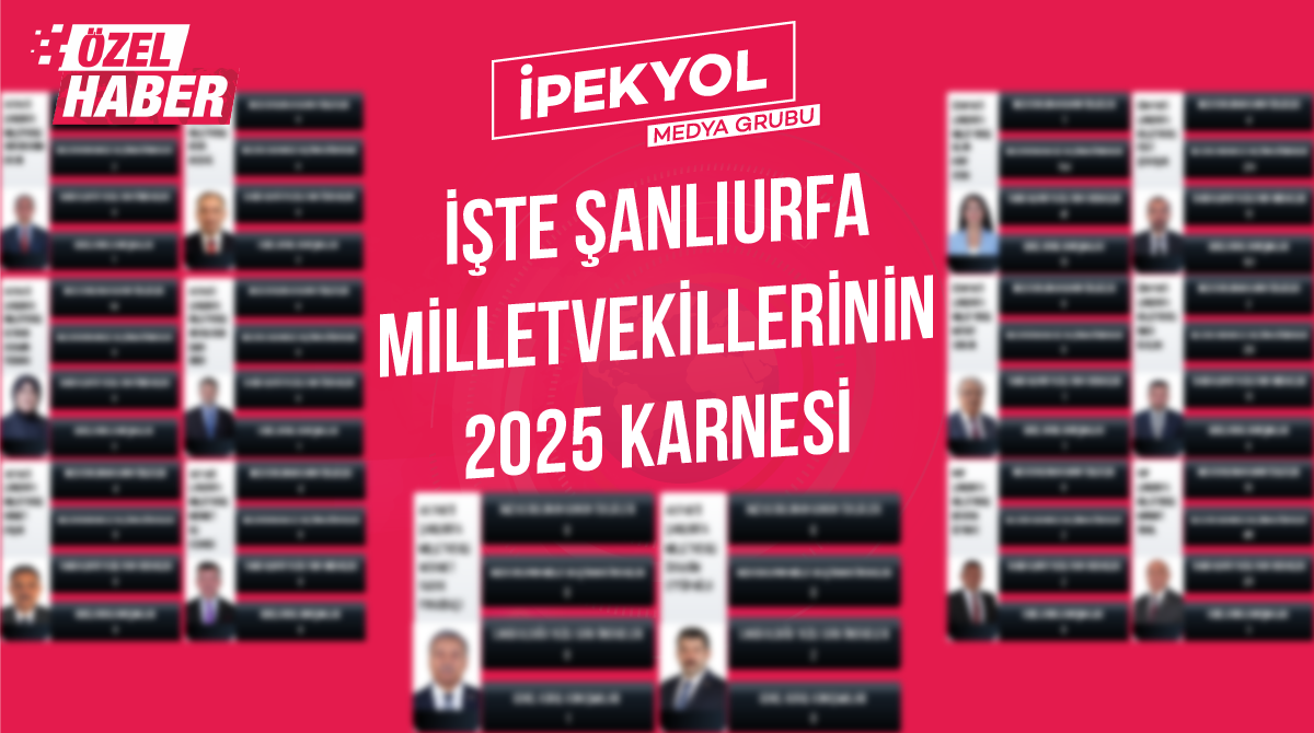 İşte Şanlıurfa milletvekillerinin 2025 karnesi