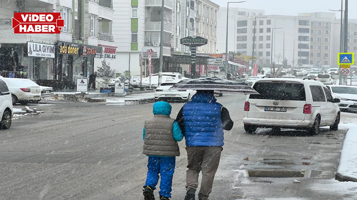Meteoroloji uyarmıştı, kar geldi: Şanlıurfa beyaza büründü