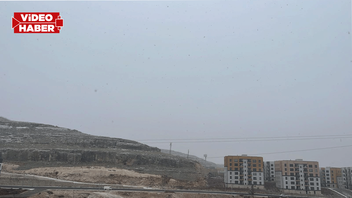 Şanlıurfa’da beklenen kar yağışı başladı!