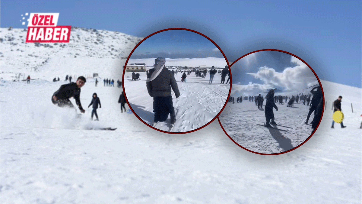 Şanlıurfa’da kar yağışı sonrası herkes oraya koştu!