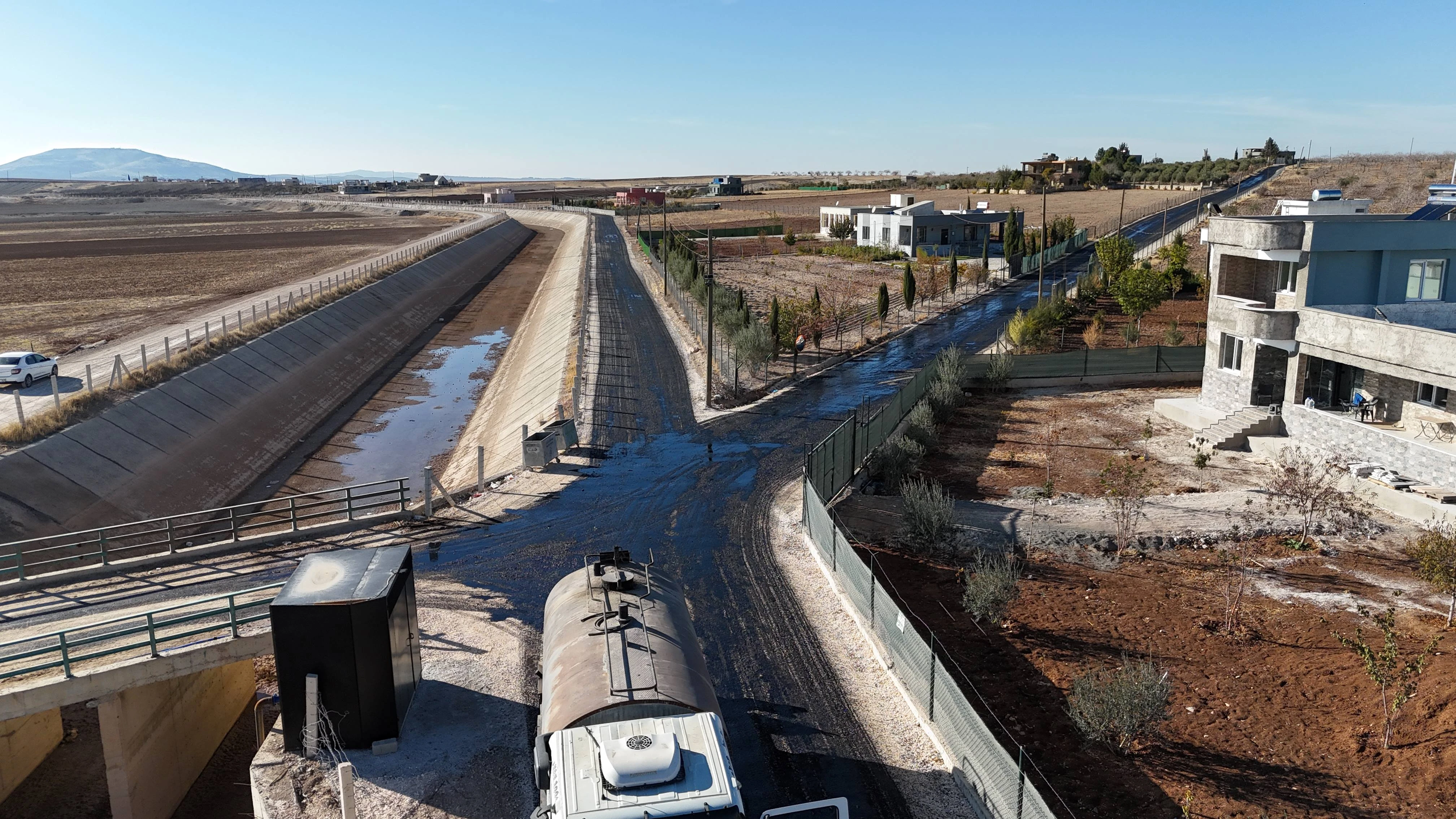 Karaköprü kırsalında kış önlemi