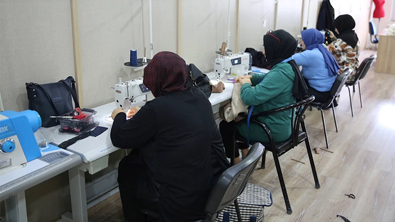 Şanlıurfa’daki kadınlara mesleki eğitim ve sosyalleşme fırsatı