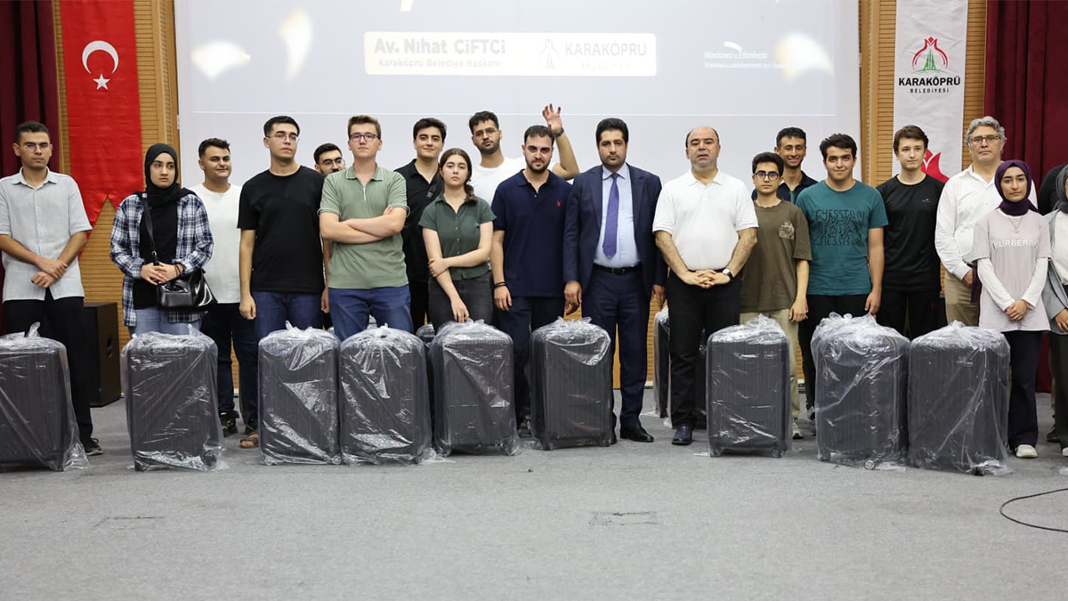 Karaköprü Belediyesinden üniversiteli gençlere destek