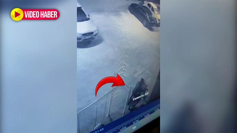 Şanlıurfa’da apartmandaki ayakkabı hırsızlığı kameraya böyle yansıdı