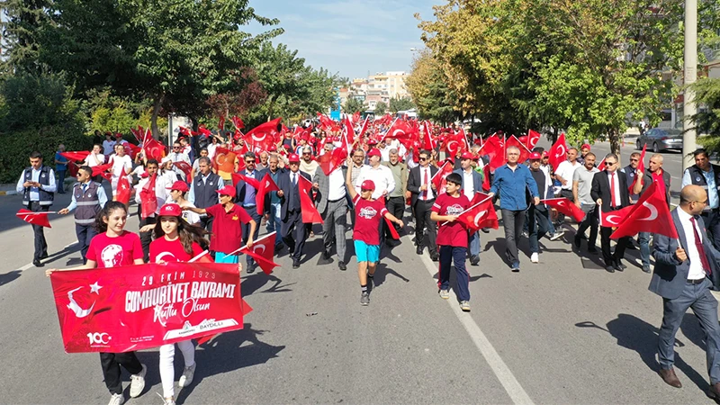 Karaköprü'de Cumhuriyet Bayramı'nda coşku doruğa çıktı