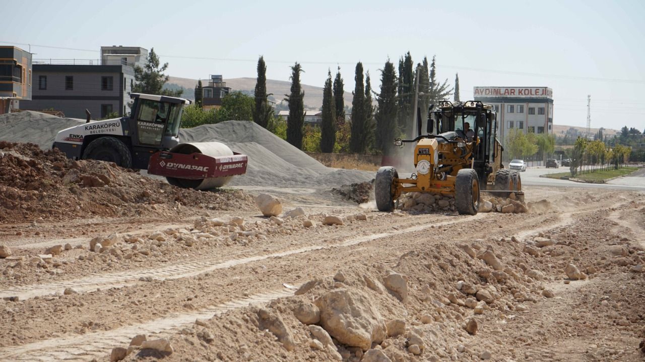Karaköprü'de yeni yollar açılıyor
