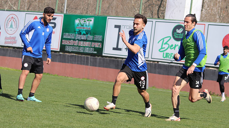 Karaköprü Belediyespor, Akhisarspor maçı hazırlıklarını tamamladı: Hedef galibiyet!