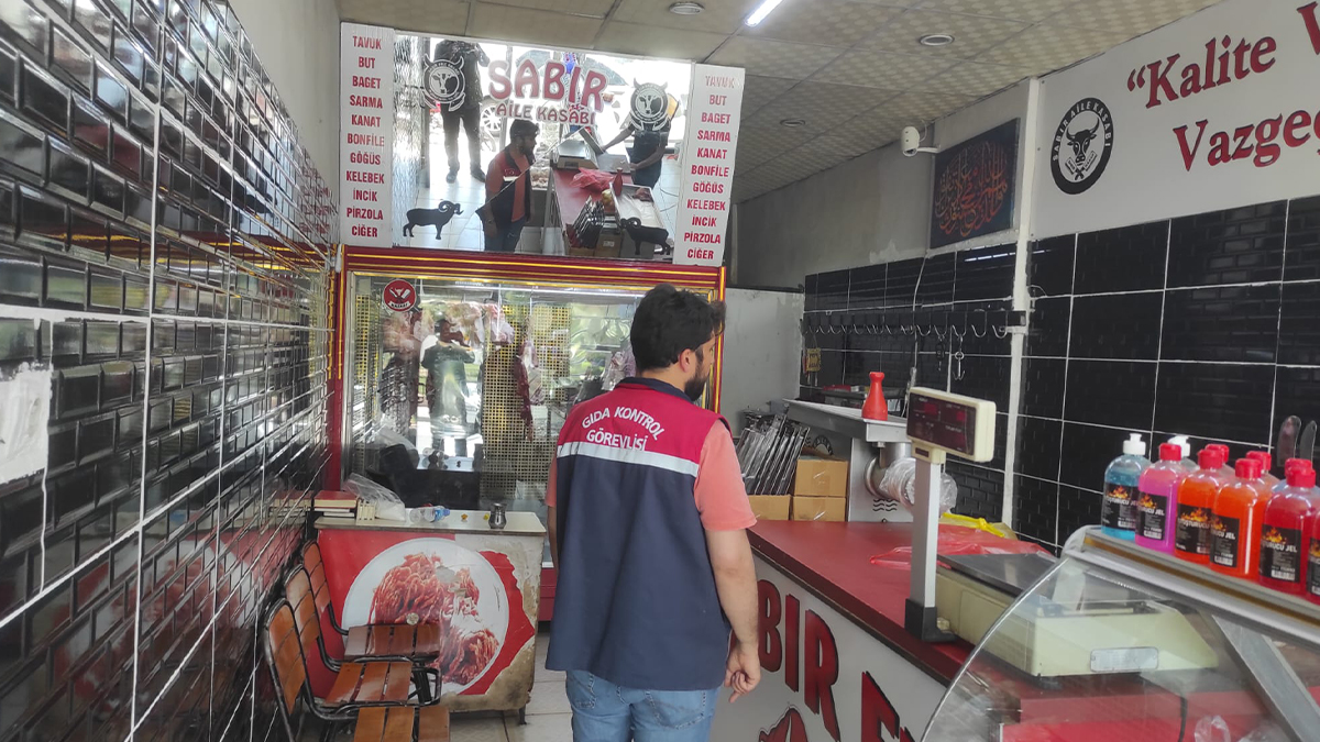Şanlıurfa’da bayram öncesi kasaplarda "hijyen" denetimi