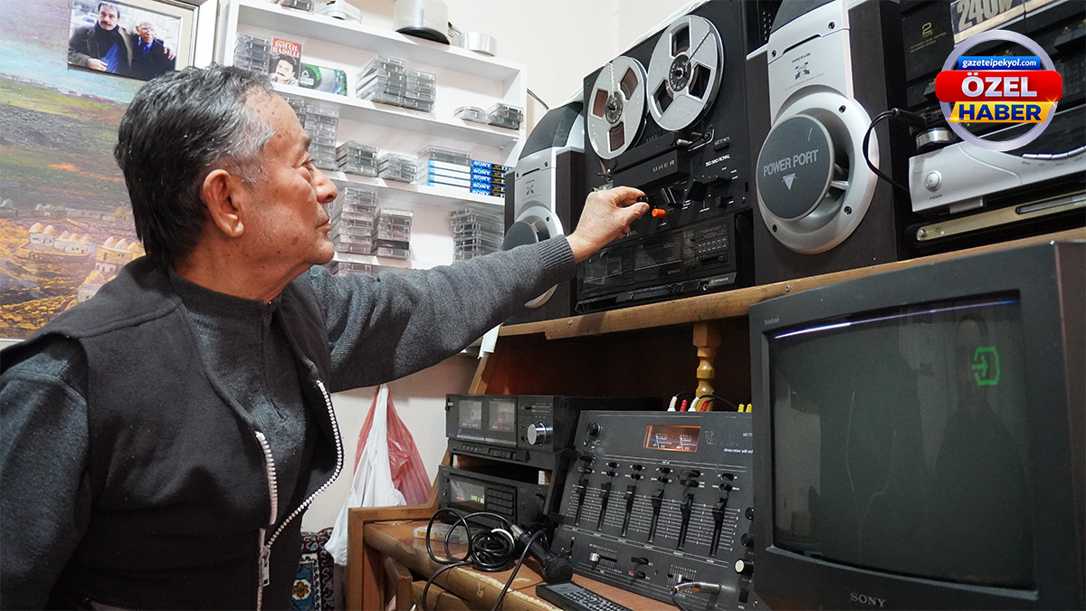 Şanlıurfa’nın müzik hafızası! Kasetlerden dijitale direnen bir ömür
