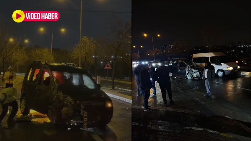 Karaköprü’de sürücü hakimiyeti kaybetti otomobil takla attı