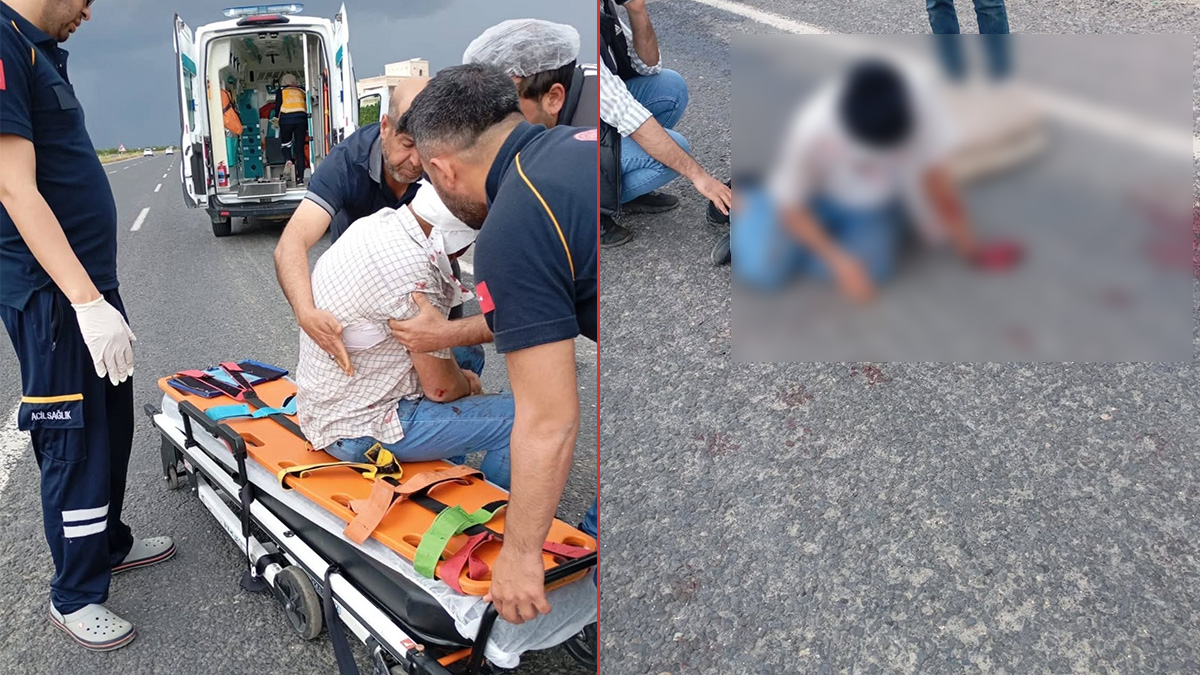 Şanlıurfa’da korkutan kaza: Yaşlı adam…