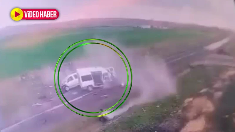 Şanlıurfa’da zincirleme kaza: 6 yaralı! Kaza anı kamerada