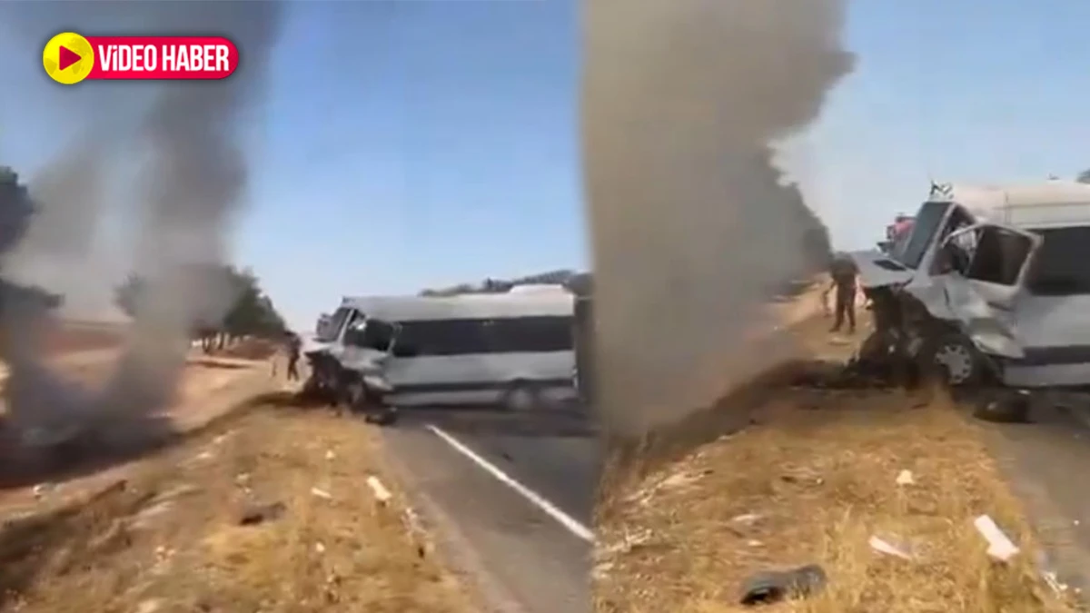 Şanlıurfa’da korkunç kaza! 13 yaralı 1 ölü var