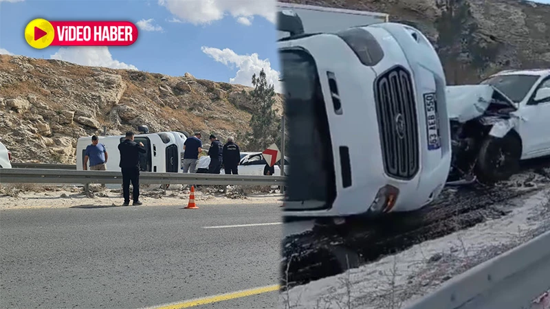 Şanlıurfa’da feci kaza! 2 kişi yaralandı
